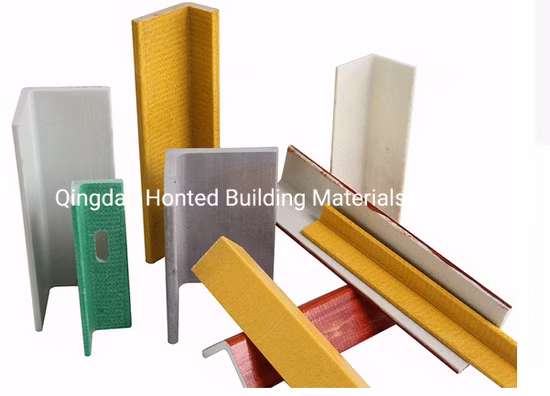 Angle Profile Glass Fiber Fiberglass Profile FRP Angle FRP Extruded Profile Fiberglass Angle