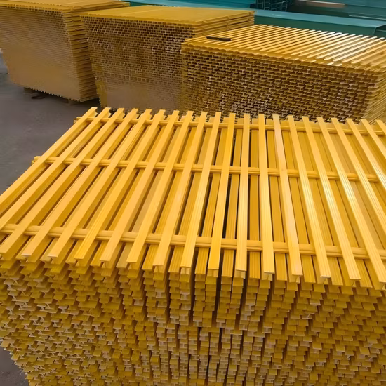 FRP Grating FRP Grating High Strength Molded FRP Plastic Grating
