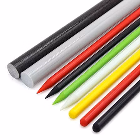 FRP GRP Fibgerglass Section Pultruded Pultrusion Profile Solid Rod